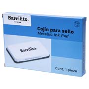 Cojín para sello grande Barrilito Cojín con tinta color negro