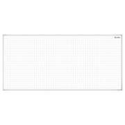 Pintarrón metálico esmaltado escolar Phantom Line Alfra 120 x 240 cm