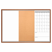 Pintarrón multifuncional Tritón Alfra iple superficie 80 x 120 cm