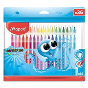 Plumones de colores Maped con 36 piezas colorpeps ocean