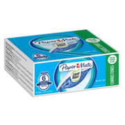 Corrector en cinta dry line 5mm x 8.5mts. caja con 6 piezas