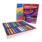 Colores pastel seco Stafford colores surtidos caja con 24 pzas