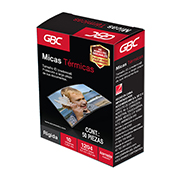 Mica térmica GBC 6.5x9.5cm espesor de 10milésimas forma rígida