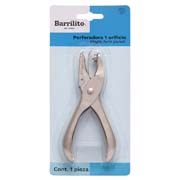 Perforadora 1 orificio Barrilito perforadora metálica