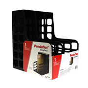 Archivo con divisiones Oxford color negro 30.5 x 22.9 x 27 cm