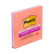 Notas adhesivas Mod. 654-ss Post-it Style 3x3 pulgadas, block bicolor super stic