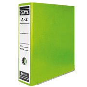 Registrador arcoiris KYMA tamaño carta verde 1 pieza