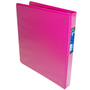 Carpeta panorámica con cristal Kinera carta de 1' herraje 'O' color rosa