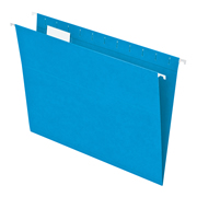 Folder colgante Pendaflex carta color azul claro caja con 25 pzas