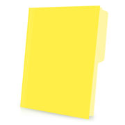 Folder de color Pendaflex carta color amarillo ceja 1/2 caja con 25 pzas