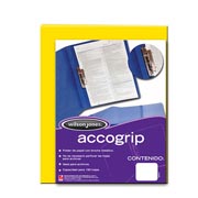 Folder accogrip carta ACCO color amarillo con palanca