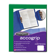 Folder accogrip carta ACCO color verde obscuro con palanca