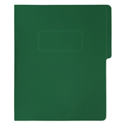 LM-Carpeta pressboard con broche Fortec ta color verde obscuro, paquete c/10 pzs