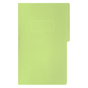 Carpeta pressboard con broche Fortec cio color verde claro, paquete c/10 pzas