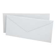 Sobre correspondencia engomado Ampad color blanco No. 10 caja con 500 pzas