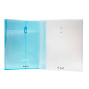 Sobre porta documentos vertical Oxford carta colores surtidos 1 pza