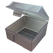 Caja multiusos de plástico Sablón grandecolor humo