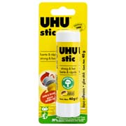 Lápiz adhesivo UHU stic de 40 gramos. Blíster con 1 pieza