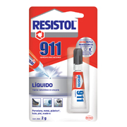 Pegamento instantáneo Resistol 911 Líquido, tubo de 2 grs