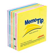 Notas Adhesivas multi Memo Tip neon 3x3 pulg 1 block con 400 hojas