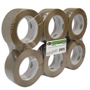 Cinta 179 de empaque TUK 48mm x 150m , color canela, con 6 piezas