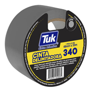 Cinta 340 delimitadora TUK 48mm x 33m , color gris, 1 pza