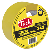 Cinta 343 delimitadora TUK 48mm x 33m , color amarillo, 1 pz