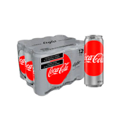 Refresco Coca-Cola light de 355ml 12pzas.