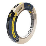 másking tape tipo 108 TUK 12mm x 50m cinta tipo 108, color crema, 1 pza