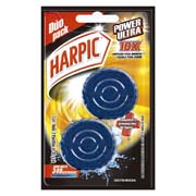 HARPIC PASTILLA AZUL DUO PACK BLISTER CON 2 PASTILLAS DE 45 GM CADA UNA