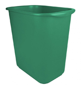 Cesto para basura rectangular Sablon color verde