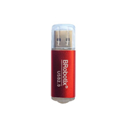Lector USB Brobotix v2.0 microsd metalico rojo