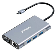 Docking 7 en 1 HDMI RJ45 USB tipo c .