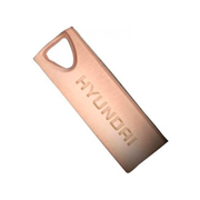 Hyundai Bravo Deluxe Keychain USB 2.0 32GB Metal Rosa Gold