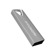 Memoria USB Hyundai Bravo Deluxe, 16GB, USB 2.0, Gris