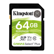 TARJETA SD CANVAS SELECT PLUS 64GB. KINGSTON