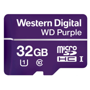 MEMORIA MICROSD WD PURPLE, 32GB DISEÑADA PARA CAMARÁS DE VIDEOVIGILANCIA