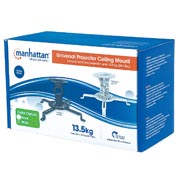 Soporte Manhattan proyector p/techo a 13kg negro