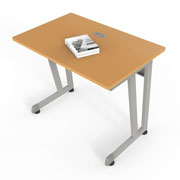 ESCRITORIO PICCOLO LINEA ITALIA MODELO 123S COLOR MAPLE.