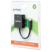 CONVERTIDOR USB TIPO C A HDMI MANHATTAN