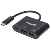 Convertidor Manhattan USB tipo c a HD USB c
