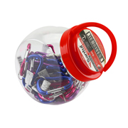 Pecera de llaveros santul 30 pzas colores surtidos