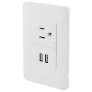 Placa para pared santul color blanco .