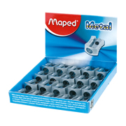Sacapuntas metal Maped 1 orificio 20 piezas metálico