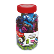 Sacapuntas elements Maped 1 orificio 48 pzs  colores surtidos
