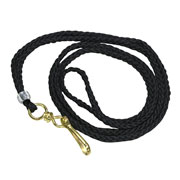 Cordón para gafete Sablón color negro bolsa con 50 piezas a granel