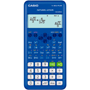 Calculadora científica 252 funciones CASIO 4 líneas en pantalla, color azul