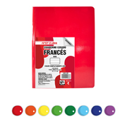 Cuaderno cosido Dietrix forma francesa raya 100 hojas colores surtidos