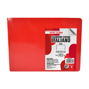 Cuaderno cosido Dietrix forma italiana raya 100 hojas color rojo