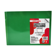 Cuaderno cosido Dietrix forma italiana blanco 100 hojas color verde obscuro